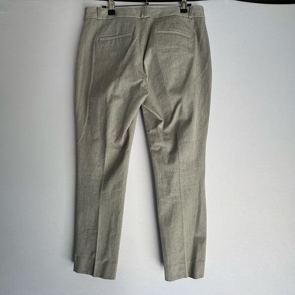 Banana Republic Sloan Curvy Fit Gray 6 Women Stretch Ankle Dress Pants Pockets - Picture 3 of 9